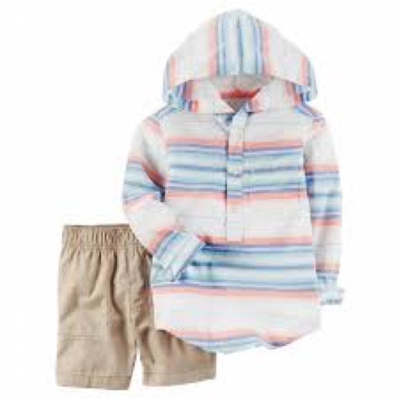 Carter's Other - NWT Carter’s toddler boy hoodie/short set.